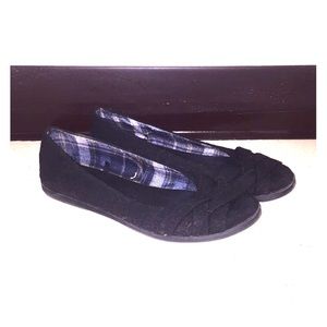 Size 7.5 Black So Ballet Flats